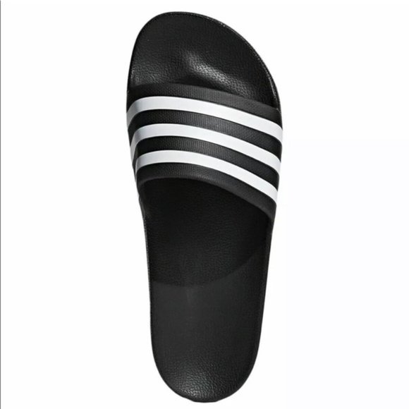 New Adidas Adilette Aqua Slides-Sandals Men\'s Sz 8